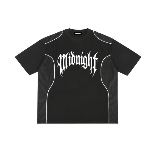 Built After Dark Contrast Piped Panel T-Shirt