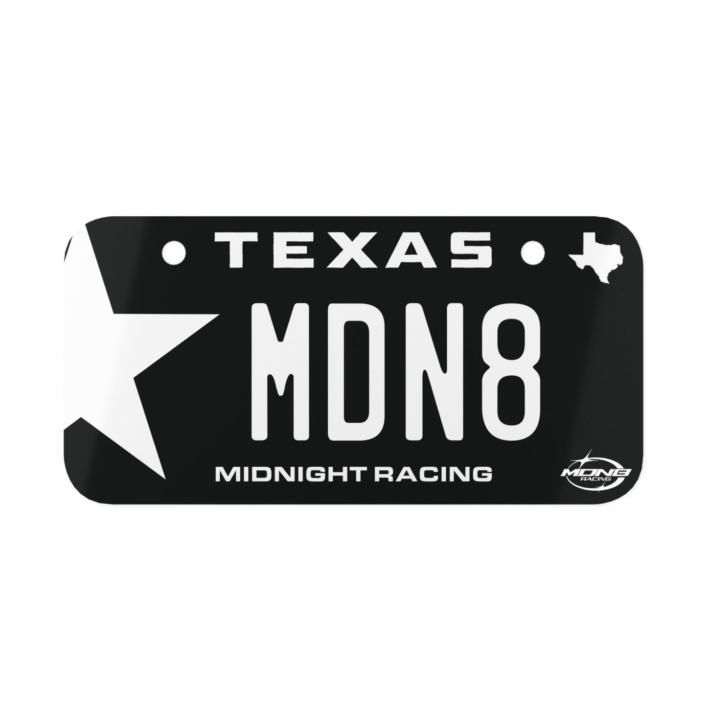 (Bike) MDN8 Vanity Plate — Texas