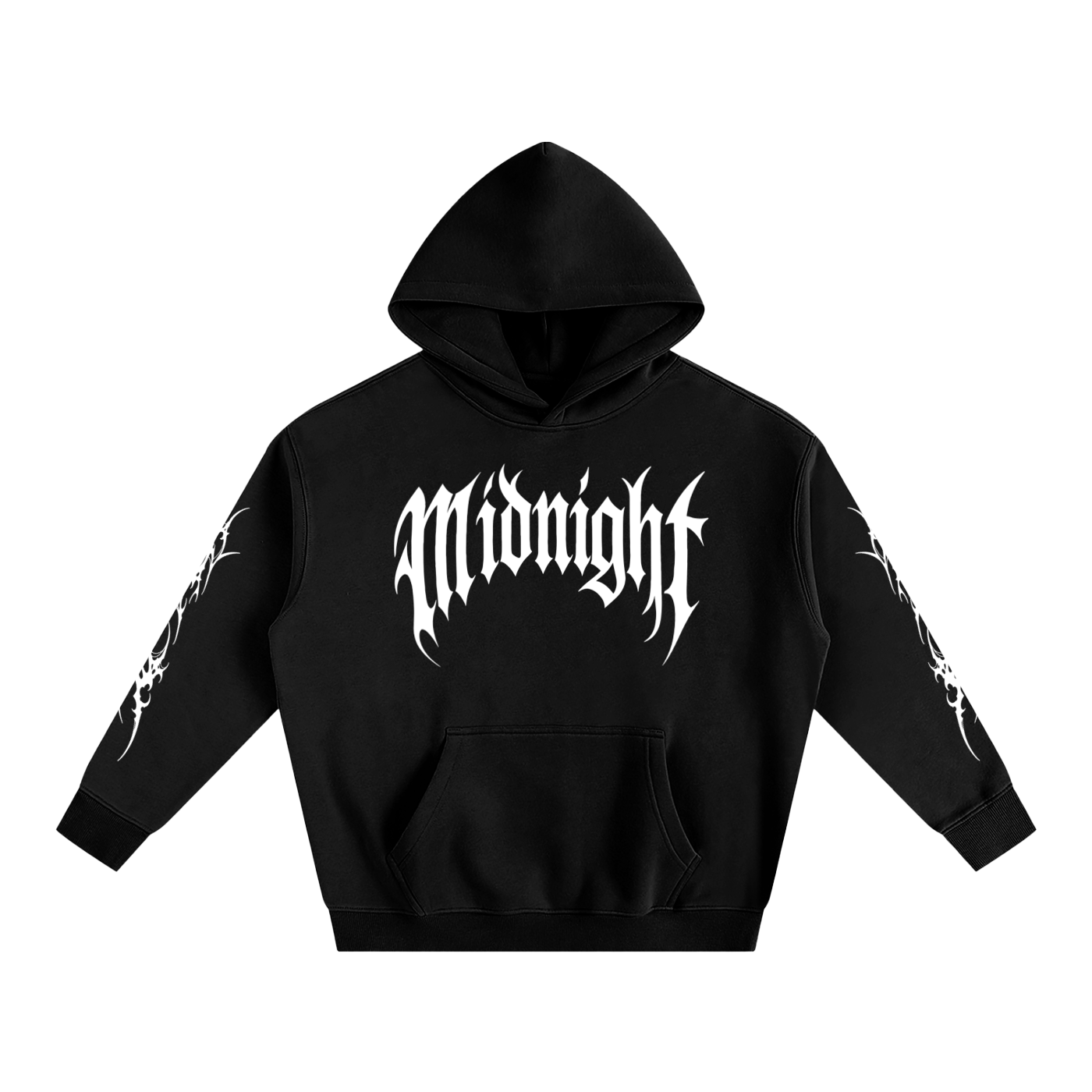 Built After Dark Oversized Fleeced Hoodie – Midnight Racing ™