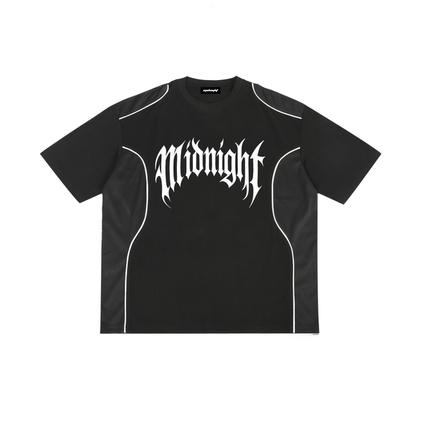 Built After Dark Contrast Piped Panel T-Shirt