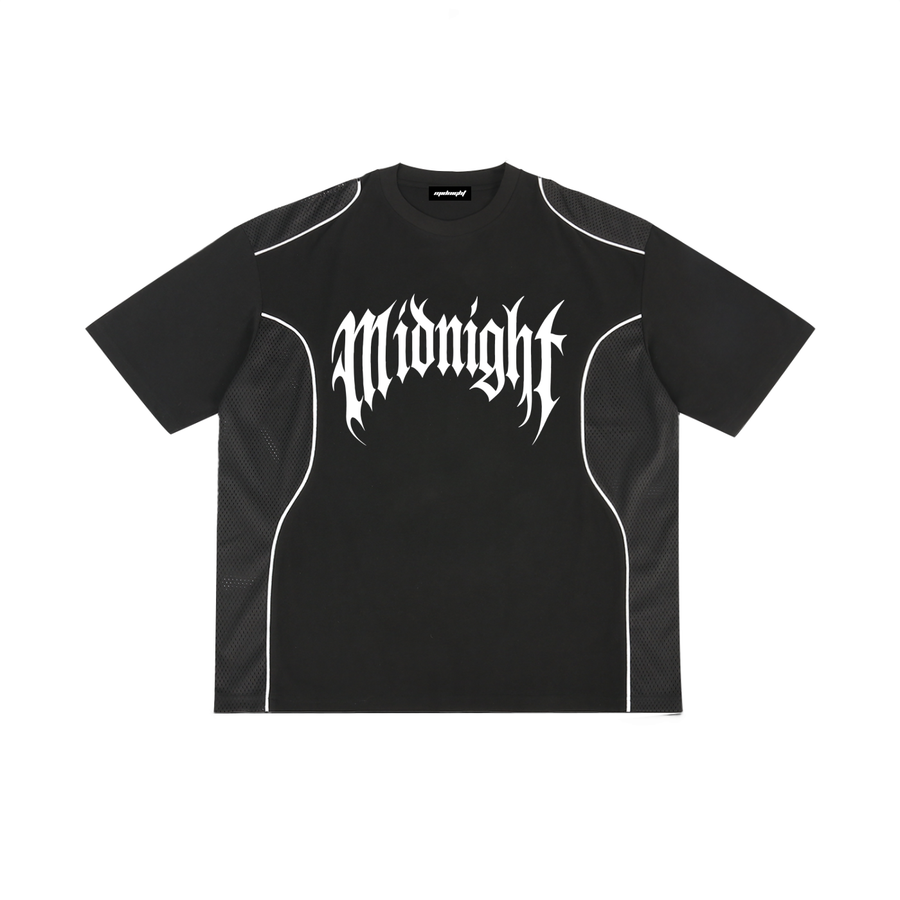 Built After Dark Contrast Piped Panel T-Shirt