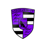 High Quality Crest Sticker (Purple)