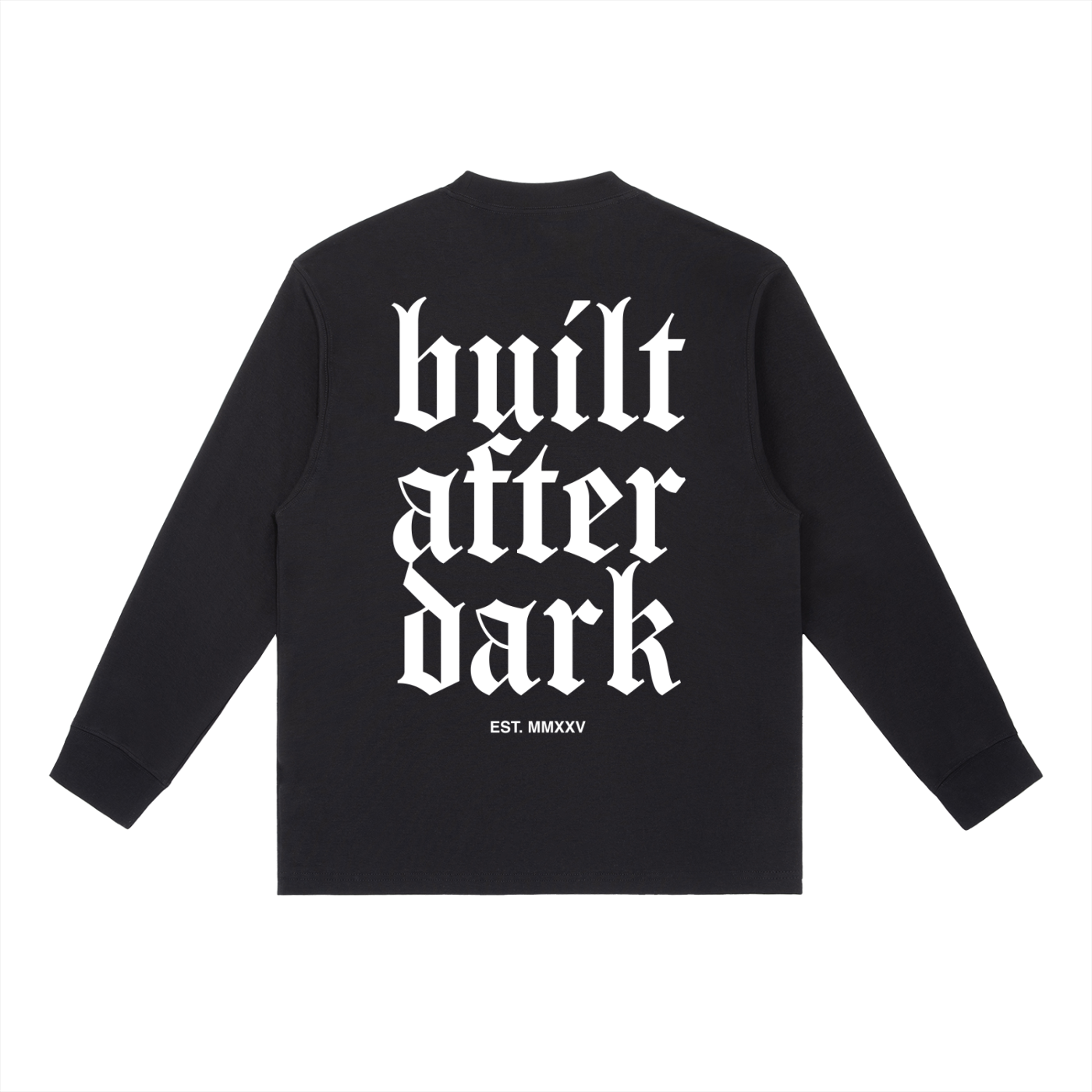 Built After Dark Essential Crewneck Long-Sleeve T-Shirt