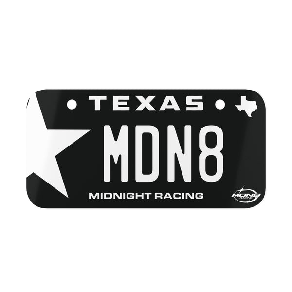 (Bike) MDN8 Vanity Plate — Texas