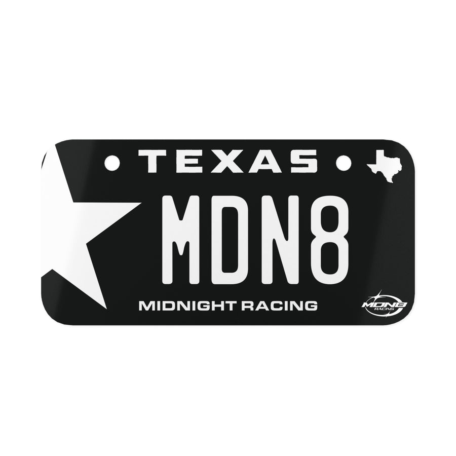 (Bike) MDN8 Vanity Plate — Texas