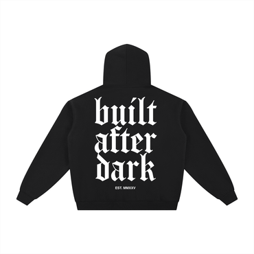 Built After Dark Essential Fleece Zip-Through Hoodie
