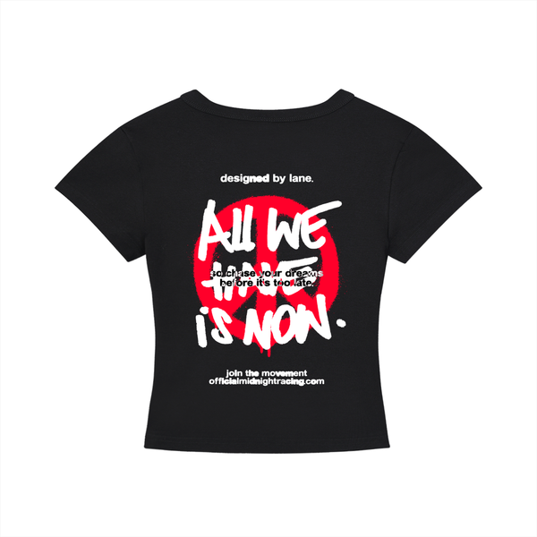 PEACE CROPPED TEE