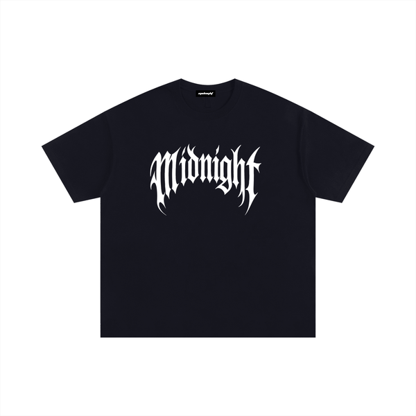 Built After Dark Oversized Cotton T-Shirt — Midnight Racing™ Car Culture Heavyweight Tee