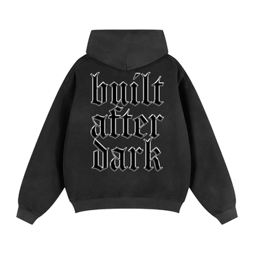 Built After Dark Sunfade Zipper Boxy Fleece Hoodie