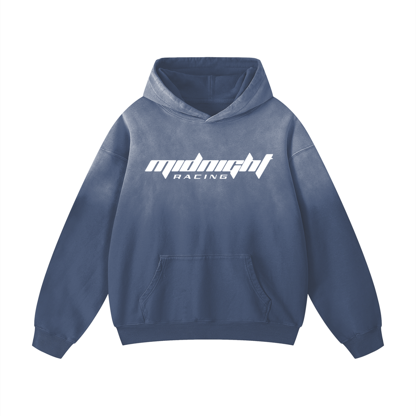 MIDNIGHT HEAVY FADE OVERSIZED HOODIE (BONUS PIECE)