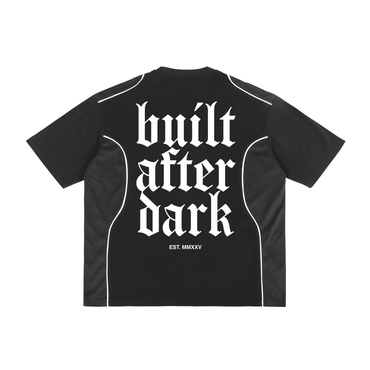 Built After Dark Contrast Piped Panel T-Shirt