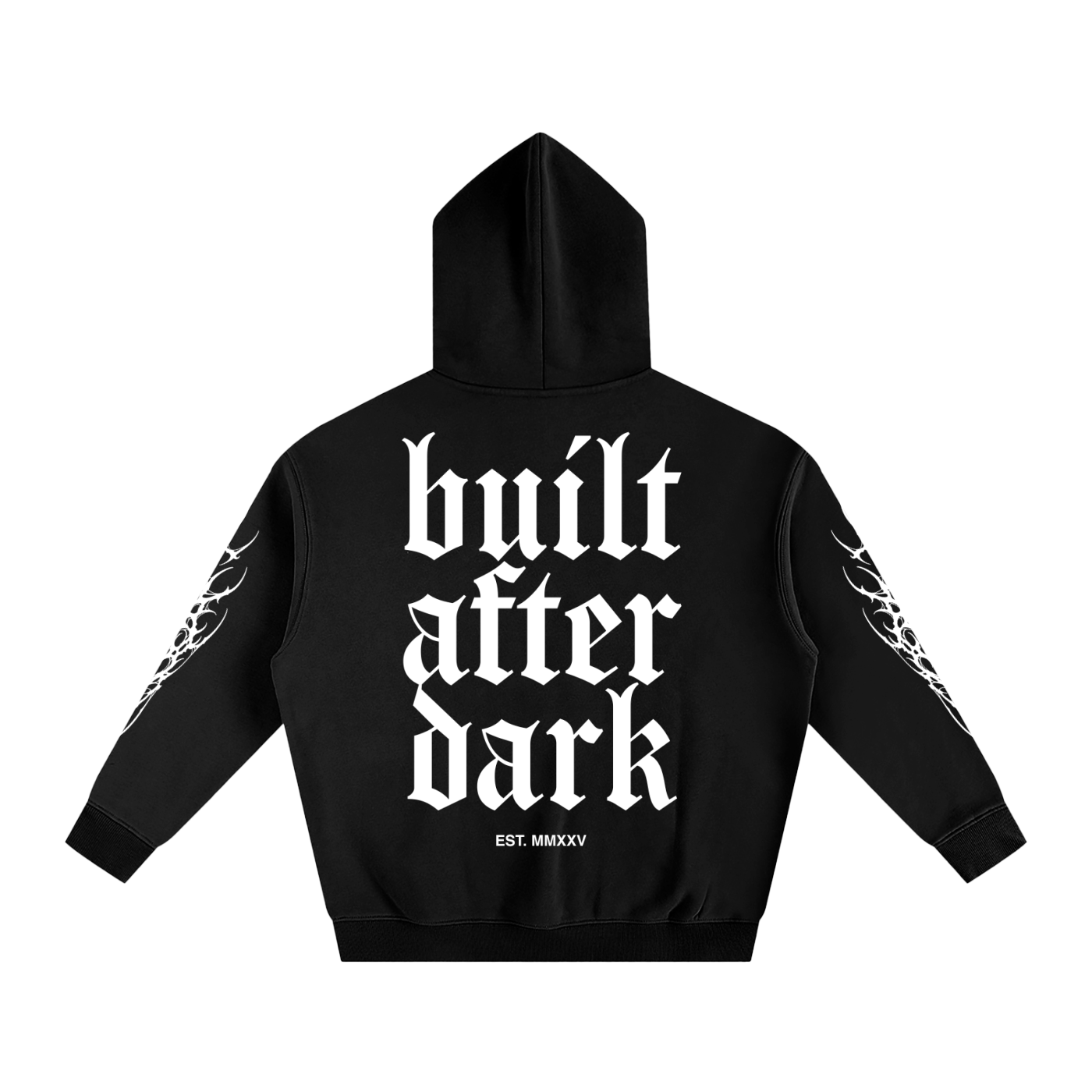 Built After Dark Oversized Fleeced Hoodie