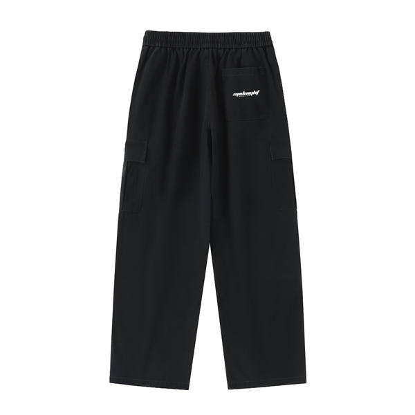 Built After Dark Drawstring Waist Straight-Leg Cargo Pants