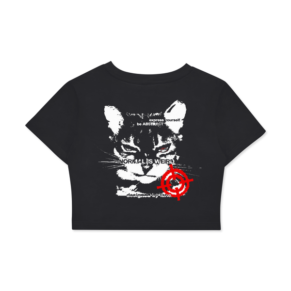 WHAT EVER YOU WANT FITTED CROP TEE