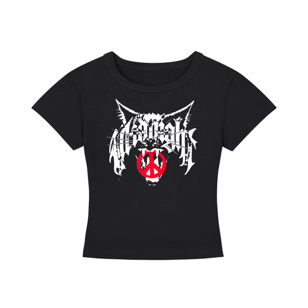 PEACE CROPPED TEE