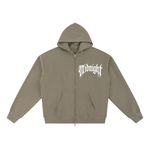 Built After Dark Essential Fleece Zip-Through Hoodie