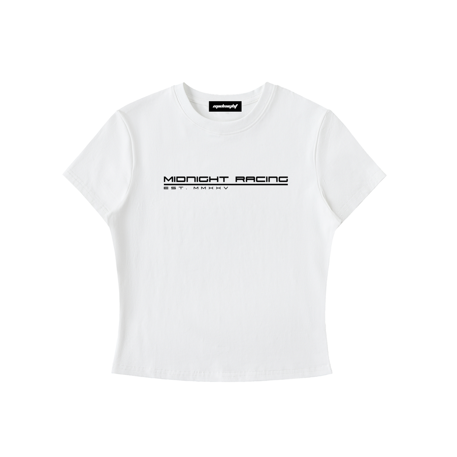 Racing Baby Tee (White)