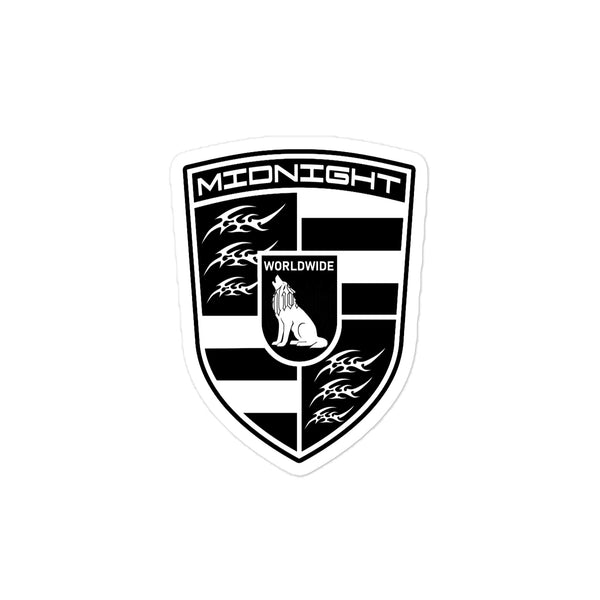 Black Crest Sticker