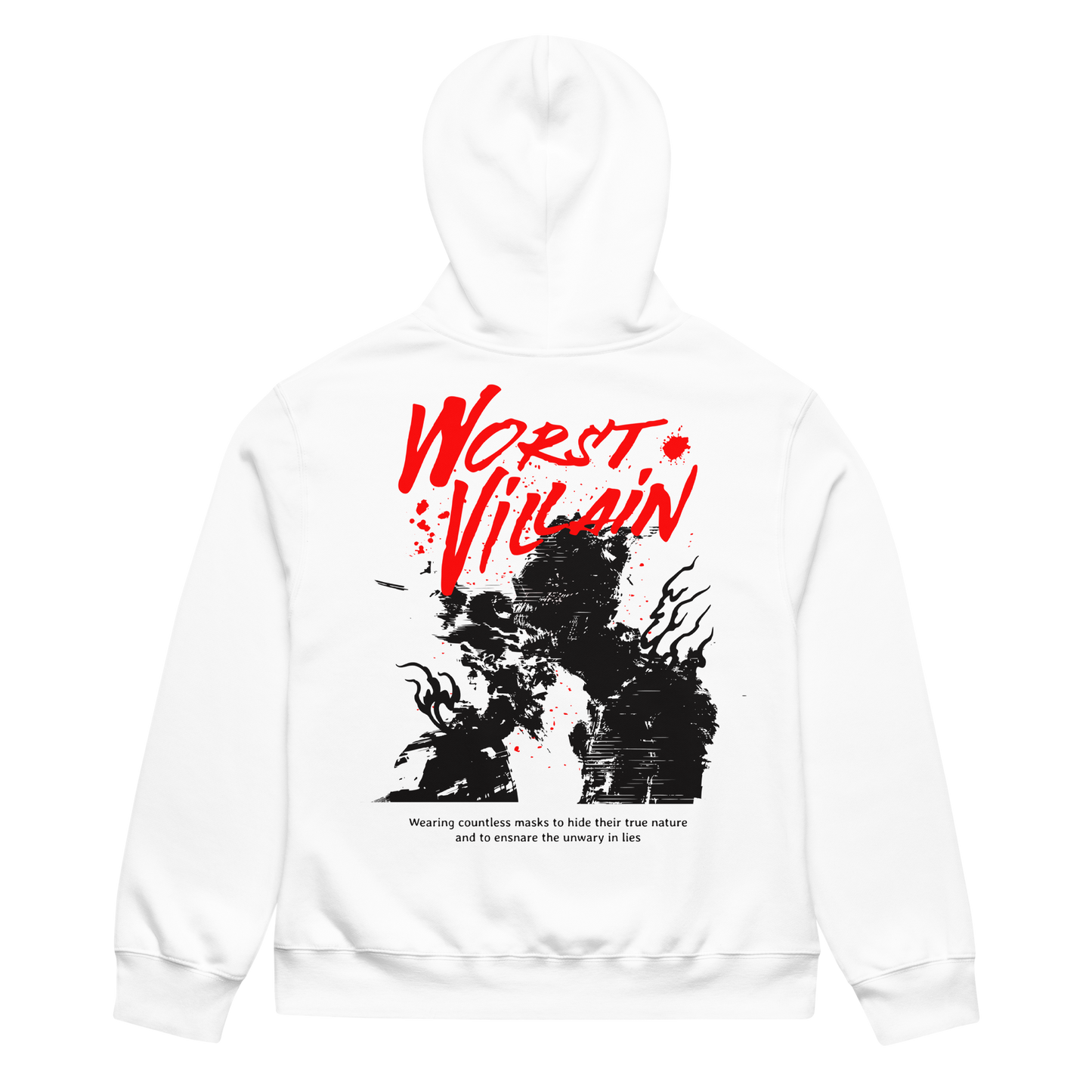 Worst Villain Hoodie (White)