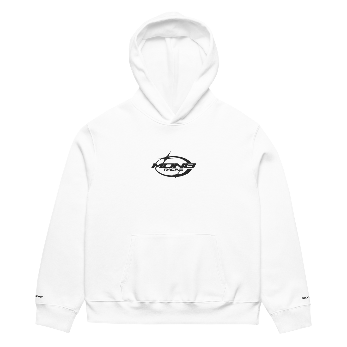 MDN8 Embroidered Hoodie (White)